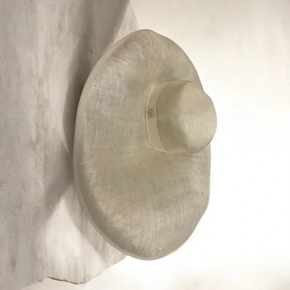 Valentino Garavani Large Brim Abaca Sun Hat Size 56 EU=21 7/8" - Picture 9 of 16